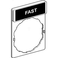 Ramka do mocowania etykiet 30x40mm, z etykietą 8x27mm FAST ZBY2328