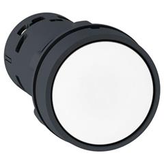 Przycisk, z sam. powr., biały, 1NO XB7NA11