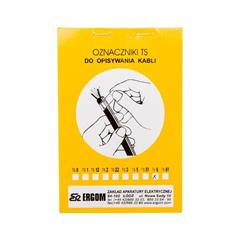 Oznacznik do opisywania ręcznego TS 6 biały E04ZP-02010100600 /40szt./