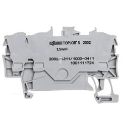 Złączka szynowa 3-przewodowa 2,5mm2 diodowa szara TOPJOBS 2002-1311/1000-411 