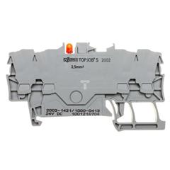 Złączka 4-przewodowa 2,5mm2 z LED czerwona TOPJOBS 2002-1421/1000-413