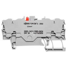 Złączka 4-przewodowa 2,5mm2 diodowa szara TOPJOBS 2002-1421/1000-434