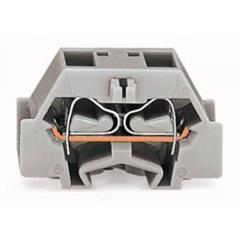 Złączka 4-przewodowa 2,5mm2 niebieska ze stopką montażową 261-344