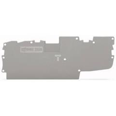 Ścianka końcowa szara 2020-1491 /25szt./