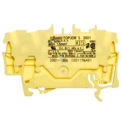 Złączka szynowa 3-przewodowa 1,5mm2 żółta TOPJOBS 2001-1306 
