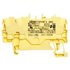 Złączka szynowa 3-przewodowa 2,5mm2 żółta TOPJOBS 2002-1306 