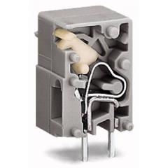 Złączka przepustowa do płytek drukowanych szara raster 10mm 741-903