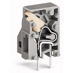 Złączka przepustowa do płytek drukowanych szara raster 5mm 741-905