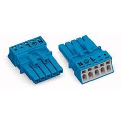 Gniazdo 5-biegunowe kodowanie I niebieskie WINSTA MINI 890-1105 