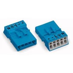 Wtyk 5-biegunowy kodowanie I niebieski WINSTA MINI 890-1115