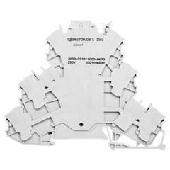 Złączka 3-piętrowa 2,5mm2 diodowa szara TOPJOBS 2002-3212/1000-673