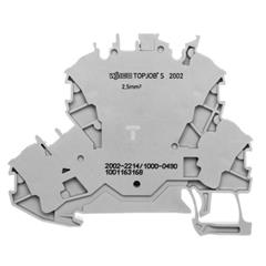 Złączka 2-piętrowa 2,5mm2 diodowa szara TOPJOBS 2002-2214/1000-490