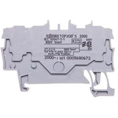 Złączka szynowa 3-przewodowa 1,0mm2 szara TOPJOBS 2000-1301