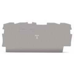 Ścianka końcowa 3-przewodowa szara 2000-1491 /25szt./