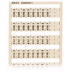 Ramka z oznacznikami A140.0-A149.7 209-981 /5szt./