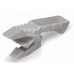 Zaczep montażowy do wtyków 1-torowych szary 769-428 /25szt./