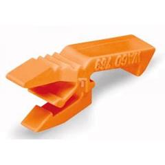 Zaczep montażowy do wtyków 1-torowych pomarańczowy 769-429 /25szt./