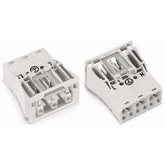 Gniazdo 3-torowe SnapIn białe WINSTA 770-723 