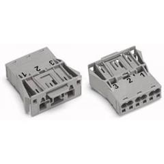 Wtyk 3-torowy SnapIn szary WINSTA 770-753 