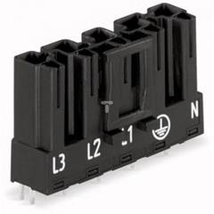 Wtyk 5-torowy 2-przewodowy czarny WINSTA 770-815 