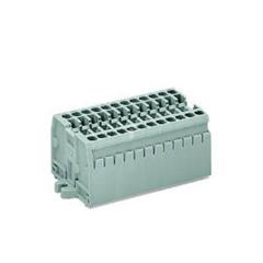 Listwa zaciskowa 2-przewodowa 2,5mm2 12-torowa szara mocowanie śrubowe 869-112