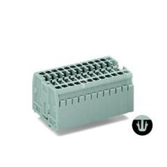 Listwa zaciskowa 2-przewodowa 2,5mm2 12-torowa szara stopki montażowe 869-162