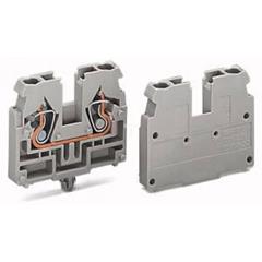 Złączka 2-przewodowa końcowa 2,5mm2 jasnoszara 869-339