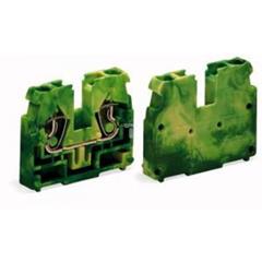 Złączka 2-przewodowa końcowa 2,5mm2 żółto-zielona 869-347