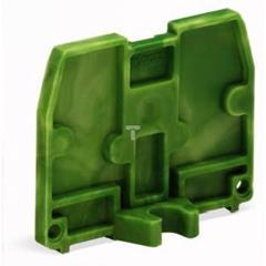 Ścianka końcowa żółto-zielona z mocowaniem śrubowym 869-399 /25szt./