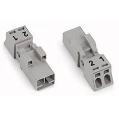 Wtyk 2-torowy szary WINSTA MINI 890-252