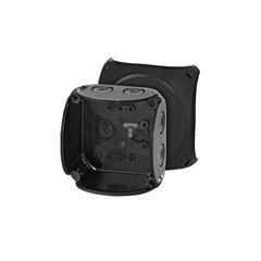 Puszka natynkowa odgałęźna 93x93x62mm IP66 czarna KF 0200 B 62000042