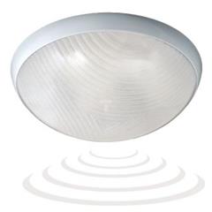 Plafoniera HELM LED z czujnikiem mikrofalowym 12W 24LED SMD5730 1150lm IP44 klosz poliwęglan przeźroczysty OR-PL-344WLPPM4