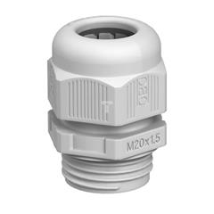 Dławnica kablowa poliamidowa M16 IP65 V-TEC VM16 srebrnoszara 2022845 /50szt./