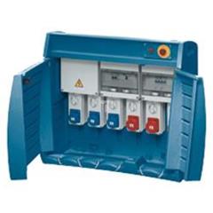 Rozdzielnica budowlana 2x16A/3P, 2x16/4P, 2x32/4P z zabezpieczeniem Q-BOX 6 GW68494