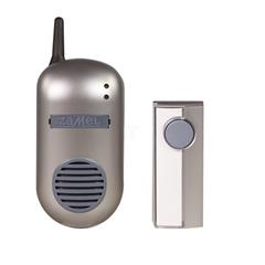 Dzwonek bezprzewodowy zestaw BULIK hermetyczny 230V zasięg 100m srebrny DRS-982K-SRB SUN10000007