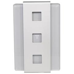 Gong z wbudowanym transformatorem dwutonowy GLASSO 230V srebrny GNW-248 SUN10000168