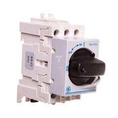 Rozłącznik izolacyjny DILOS 00 16A 3P czarne pokrętło D/061301-201 730984