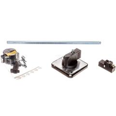 Pokrętło czarne na drzwi IP65 wałek 238mm V/333-013721 652062