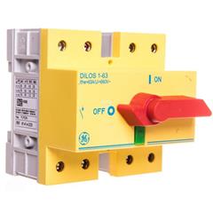 Rozłącznik izolacyjny DILOS 1 63A 4P czerowny/żółty bezpieczeństwa D/061414-203 730124