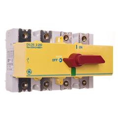 Rozłącznik izolacyjny DILOS 2 200A 4P czerowny/żółty bezpieczeństwa D/061426-203 730166
