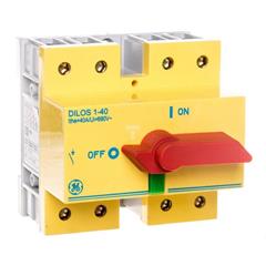 Rozłącznik izolacyjny DILOS 1 40A 4P czerwono/żółty bezpieczeństwa D/061412-203 730118