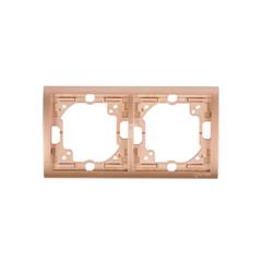 Simon Classic Ramka podwójna miedź metalizowana MR2/24 WMYZ-0120xx-M012