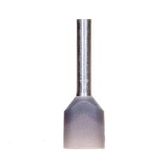 Końcówka tulejkowa podwójna izolowana /szara/ TV 0,75-10 /100szt./