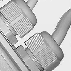 Dławnica poliamidowa PG13,5 IP68 szara DK PG-13,5-S