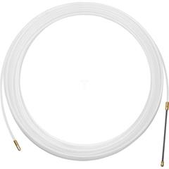 Taśma perlonowa do wciągania kabli 5m biała TPWK_4-5-B