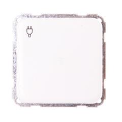 Regina Gniazdo pojedyncze z/u 16A 250V IP44 z klapką białe 13000902