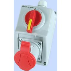 Zestaw instalacyjny z gniazdem 4P (0-I) 32A IP54 C32-18 974001