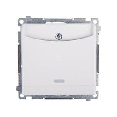 Simon 54 Łącznik hotelowy podwójny biały DWH2.01/11 WMDL-0H1xx2-011