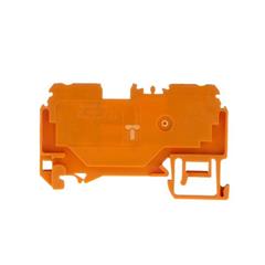 Złączka szynowa 2-przewodowa 4mm2 pomarańczowa 880-902 