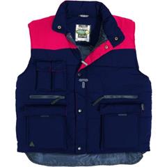 Kamizelka SIERRA granatowo-czerwona z kieszeniami M SIERRBRTM